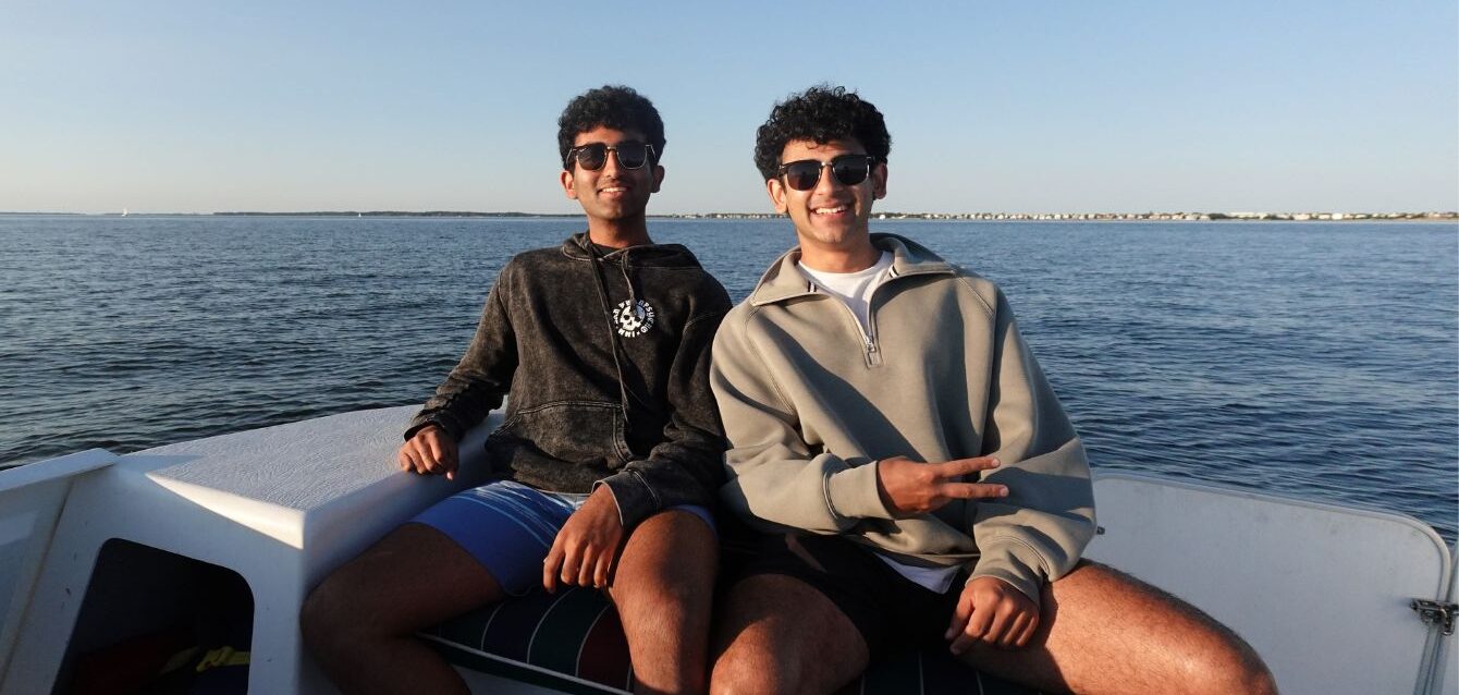 photo of Sarthak Dhawan and Rudransh Arora