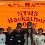 Students posing at UTD Hackathon