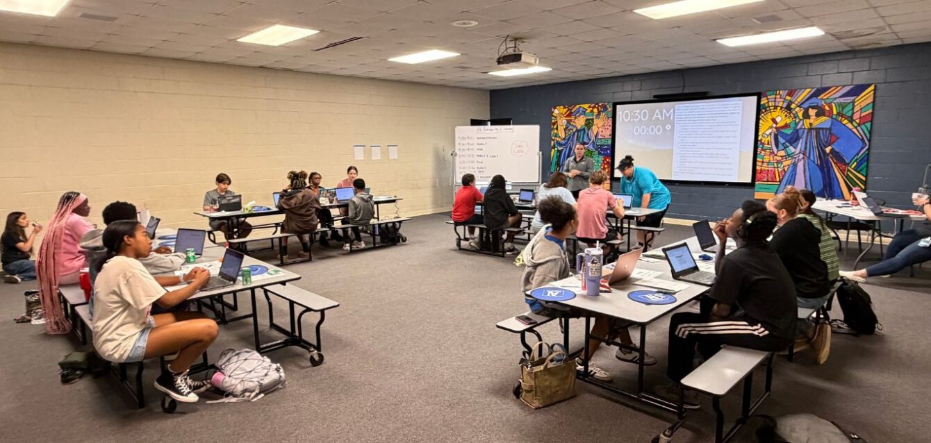 Students at Wake County Boys and Girls Club