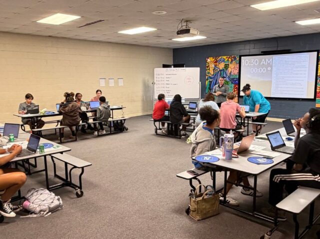 Students at Wake County Boys and Girls Club