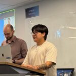 UNC Chapel Hill students giving a presentation