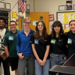 Charlotte Dungan, students, and teachers in Cumberland County