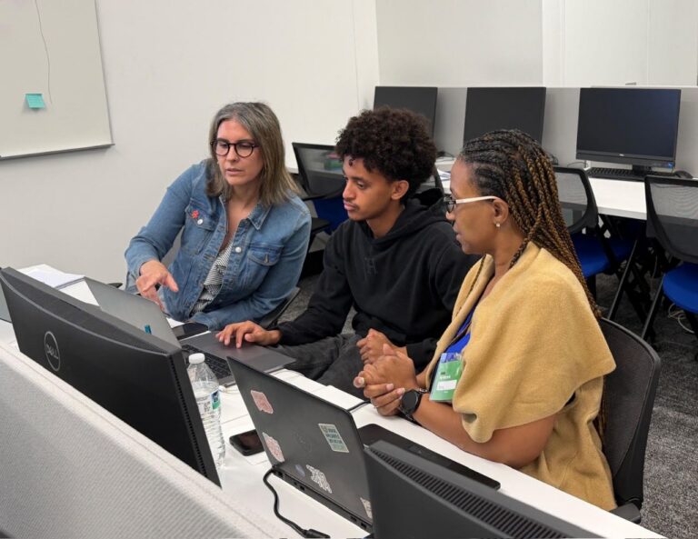 Students collaborate at Agentic AI Academy held at Dallas College Brookhaven campus