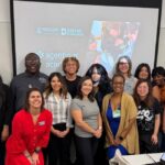 Group photo of Wren Hoffman and Agentic AI Academy students at Dallas College, Brookhaven